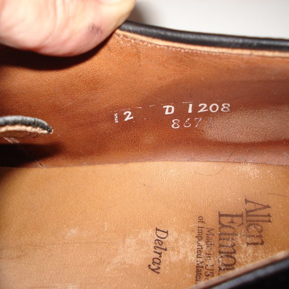 Men\'s Allen Edmonds Delray 12 D Oxfords Used Shoes main image 7